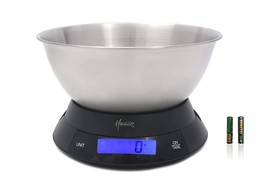 Homre Digital Food Scale With Bowl, 11Lb/5Kg Kitchen Scales Digital Weight Grams - £31.92 GBP