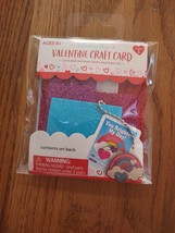 Valentine&#39;s Day Craft Card Card And Rainbow Foam Keychain Kit - $8.79