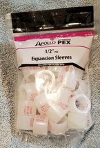 Apollo PEX 1003-276-376, Pex-A Pipe 1/2&quot; Expansion Sleeve , 10 Packs (25... - £63.39 GBP