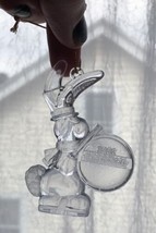 Vintage 1992 Clear Plastic Drumming Energizer Bunny Ornament Christmas Holiday - £3.81 GBP