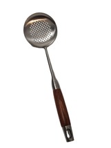 304 Stainless Steel Skimmer Spoon- Metal Strainer Spoon For Cooking/Draining/Fry - £9.72 GBP