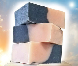 Haunted Detox Soap 27X Charcoal & Rose Halt Rid Negativity Magick Witch Cassia4 - $33.77