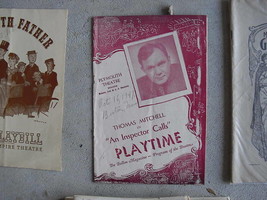 Vintage 1947 Playtime Play Program An Inspector Calls - £16.34 GBP