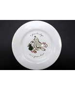 Pier One Dessert Plate Partridge in a Pear Tree, 12 Days Of Christmas Go... - $21.03 CAD