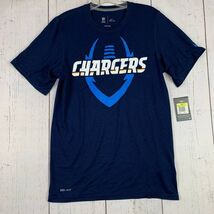 Los Angeles Chargers NFL Small Nike Dri-Fit T-Shirt Blue New Mens - $27.90 CAD
