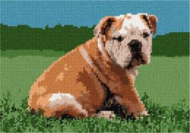 Pepita Needlepoint kit: Small English Bulldog, 10&quot; x 7&quot; - $50.00+