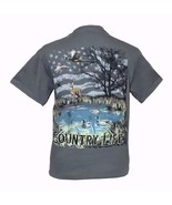 Country Life Deer Pond and Wildlife Short Sleeve T-Shirt NEW Fast Free Ship - $24.95 - $26.95