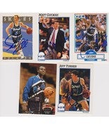 Orlando Magic Signed Lot of (5) Trading Cards - Skiles, Catledge, Bowie - £7.98 GBP