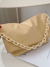 Fouieux Women Square Crossbody Bag Fashion Chains Ladies Small  Bags Soft PU Lea - £54.87 GBP