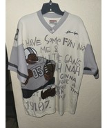 Vintage FUBU Fat Albert Football Jersey Size XL Platinum Streetwear Hip Hop - €53,79 EUR