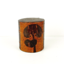 Vintage Japanese Tea Caddy Cherry Bark Kabazaiku Wooden Style Matcha Can... - £35.62 GBP
