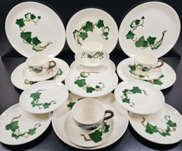 20 Pc Metlox Poppytrail California Ivy Plates Cups Saucer Set Vintage Dishes Lot - £88.51 GBP