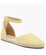 Eileen Fisher Lala Espadrille Leather Flat Closed Toe Sandal, Size 8, Ye... - $113.82 CAD