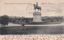 Boston Massachusetts MA Statue General Washington 1906 UDB Postcard C34 - £2.23 GBP