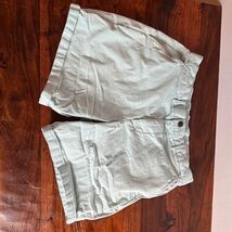Gap Mens 8 Inch Short Mint Green Chino Stretch Cotton Twill Size 32 - $14.85