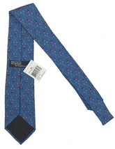 NEW Polo Ralph Lauren Silk Tie!  Blue with Equestrian Mallets & Hats  ITALY - $44.99