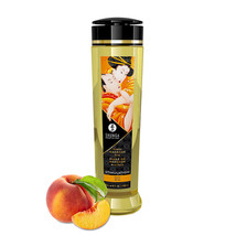 Shunga Erotic Massage Oil - Stimulation Peach 8 Oz - $21.77