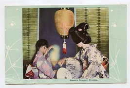 Japan&#39;s Summer Evening Postcard Japan NYK Line  - £14.24 GBP