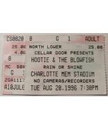  HOOTIE &amp; THE BLOWFISH In Concert 1996 Ticket Stub Charlotte Mem Stadium... - $9.26 CAD