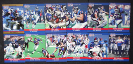 1990 Pro Set Series 1 New York Giants Team Set 12 Football Cards - £4.69 GBP