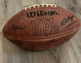 Wilson NFL Official Football Leather Pete Rozelle 1970s  Autographed Hol... - $59.35
