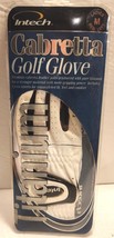 Intech Cabretta Golf Glove Ladies White Titanium Left-Handed Medium NEW - £7.09 GBP