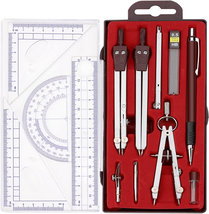 Compass Geometry Tool, 13PCS Compass and Protractors Set Math Geometry D... - $376.91 MXN