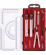 Compass Geometry Tool, 13PCS Compass and Protractors Set Math Geometry D... - $375.35 MXN