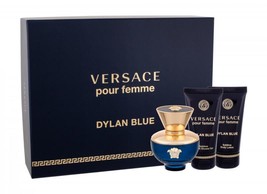 Versace Dylan Blue Pour Femme Perfume 1.7 Oz Eau De Parfum Spray 3 Pcs Gift Set image 6