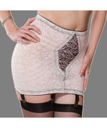 Rago 1357 Open bottom Girdle Pink/Black garters &amp; stockings Extra Firm S... - €42,38 EUR+