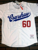 NIPSEY HUSSLE CRENSHAW Victory Lap White Headgear Classics Baseball Jers... - $80.00