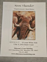 &quot;Noon Thunder&quot; Cross Stitch Pattern - Elephant - by Shinysun&#39;s Cross Stitching - $9.45