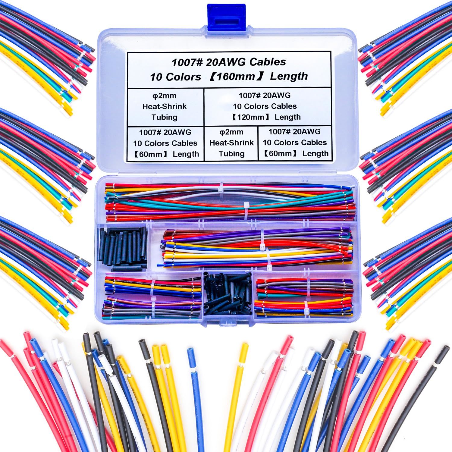 20Awg Stranded Hookup Wire 200Pcs 20 Gauge Tinned Copper Wire Pvc, 10, Y... - $29.99