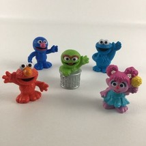 Sesame Street Figures Toppers Lot Elmo Abby Oscar Cookie Monsters Grover Hasbro - £15.78 GBP