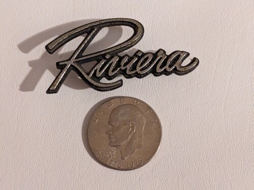 1970 Buick Riviera Script Emblem Badge OEM Tl-30685-70 Pt 8791136 - $21.49