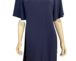 White House Black Market Navy V Neck Knit A line Dress Size S - $38.95 CAD