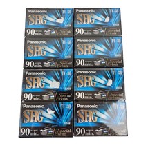 Panasonic SHG VHS-C Super High Grade 90 min 8 Sealed Video Cassette Tapes - $55.44