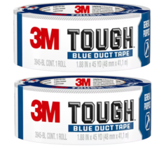 3M Duct Tape General Purpose Utility Blue Rubberized Duct Tape 2 Pack - £14.34 GBP