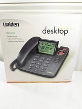 NEW Uniden 1360 BK Single Line Desktop Phone caller ID Speaker LCD Tilt ... - $50.00