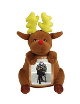 Bernie Sanders Mittens Reindeer Plush Stuffed Animal Christmas Display - £11.31 GBP