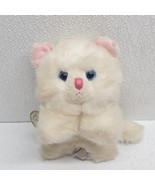 Vintage 1980 Gund Cat Twinkles Plush White Kitty Kitten Bell In Tail - $17.72