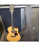 Taylor 214ce DLX, Natural, Cutaway Acoustic-Electric Guitar with Hard Case - $18,343.92 MXN