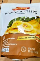 2 PACK PREMIUM ORCHARD BANANA CHIPS DRIED &amp; CRISPY (16 OZ EACH) - £25.29 GBP