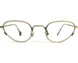 Vintage La Eyeworks Gafas Monturas BIG QUEENIE 442 Mate Oro 45-22-130 - $64.89