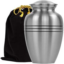 Extra Large Pewter Cremation Urn for Human Ashes Up to 360 Pounds - £106.93 GBP