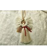 Christmas Angel Ornament Made In Hawaii Handmade Macrame Angel Holiday A... - $21.05 CAD