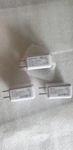 Lot of 3 Amazon Basics One Port USB Wall Charger 5 V (2.4 Amp) - White - €12,85 EUR