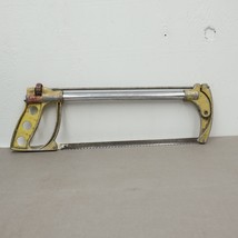 Vintage Metal Frame Hacksaw Adjustable Tension - £17.75 GBP