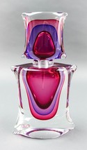 Luigi Onesto Signed Oggetti Murano Italy Sommerso Glass Decanter Perfume Bottle - £589.11 GBP