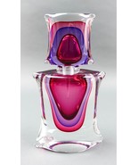 Luigi Onesto Signed Oggetti Murano Italy Sommerso Glass Decanter Perfume... - £575.63 GBP